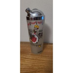 Gay Fad Mid-Century Can Can Girl Cocktail Shaker